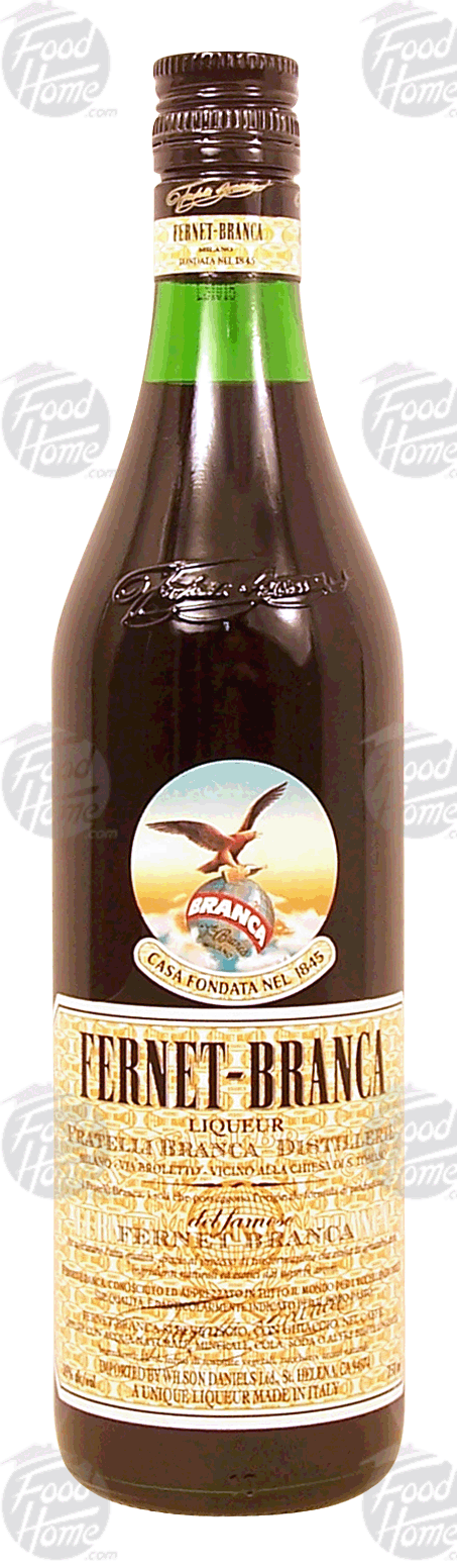 Fernet-Branca  liqueur, 39% alc. by vol. Full-Size Picture